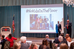 Hal Lynde and Oli Mohammed at the No Kids on the Floor Breakfast