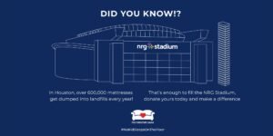 Mattress recycling by the furniture bank
